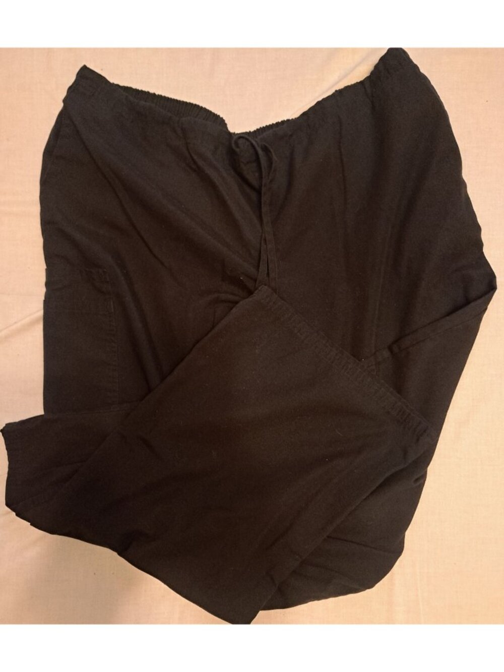 SB Scrubs Black Women's Scrub Pants Petite Large 967P Women's Flare Leg